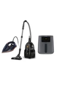 Philips Premium Çeyiz Seti Xb9145/07 Toz Torbasız Süpürge, DST7510/80 Buharlı Ütü Hd9255/60 Airfryer - 1