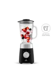 Karaca Paslanmaz Çelik Bıçaklar ile Buz Kırıcı 1,5 Lt Cam Sürahili Smoothie Blender Siyah - 5