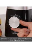 Karaca Paslanmaz Çelik Bıçaklar ile Buz Kırıcı 1,5 Lt Cam Sürahili Smoothie Blender Siyah - 2
