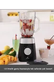 Karaca Buz Kırıcı 1,5 Lt CAM Sürahi Hazneli Pulse Özellikli Smoothie Blender 1000w - 2