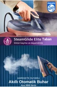 Philips Yeni Seri Azur Buharlı Ütü, OptimalTEMP Teknoloji, SteamGlide Elite Taban - Akıllı Hızlı Güçlü Buhar - 3