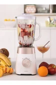 Karaca Paslanmaz Çelik Bıçaklar ile Buz Kırıcı 1,5 Lt Cam Sürahili Smoothie Blender Krem - 3