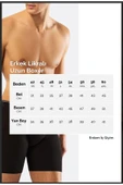 Erdem Siyah Pamuk Elastan Uzun Boxer 1470 - 2