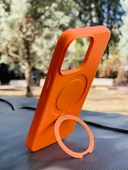 Zipax Apple iPhone 18 Kılıf MgSafe Özellikli Standlı Pastel Renkler Azn-Reggal thumbnail 4