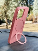 Zipax Apple iPhone 15 Pro Max Kılıf MgSafe Özellikli Standlı Pastel Renkler Azn-Reggal thumbnail 4