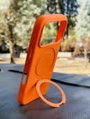 Zipax Apple iPhone 17 Pro Kılıf MgSafe Özellikli Standlı Pastel Renkler Azn-Reggal thumbnail 4