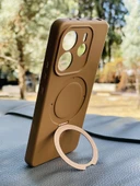 Zipax Xiaomi Redmi Note 14 4G Kılıf MgSafe Özellikli Standlı Pastel Renkler Azn-Reggal thumbnail 4