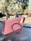 Zipax Apple iPhone 15 Pro Max Kılıf MgSafe Özellikli Standlı Pastel Renkler Azn-Reggal thumbnail 3