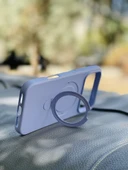 Zipax Apple iPhone 17 Pro Max Kılıf MgSafe Özellikli Standlı Pastel Renkler Azn-Reggal thumbnail 3