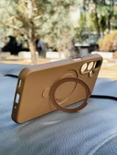 Zipax Samsung Galaxy S24 FE Kılıf MgSafe Özellikli Standlı Pastel Renkler Azn-Reggal thumbnail 3