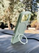 Zipax Apple iPhone 17 Pro Max Kılıf MgSafe Özellikli Standlı Pastel Renkler Azn-Reggal thumbnail 4