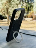 Zipax Apple iPhone 15 Kılıf MgSafe Özellikli Standlı Pastel Renkler Azn-Reggal thumbnail 4