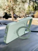 Zipax Apple iPhone 17 Pro Max Kılıf MgSafe Özellikli Standlı Pastel Renkler Azn-Reggal thumbnail 3