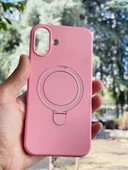 Zipax Apple iPhone 16 Plus Kılıf MgSafe Özellikli Standlı Pastel Renkler Azn-Reggal thumbnail 1