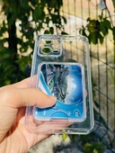 Zipax Xiaomi Redmi Note 12 5G Kılıf Şeffaf Kartlıklı Silikon Azn-SetraKart thumbnail 2