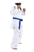 DO-SMAI Dijital Baskılı Siyah Yaka Hava Alan Antrenman Taekwondo Elbisesi Te041 - 2