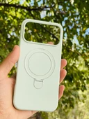 Zipax Apple iPhone 17 Pro Max Kılıf MgSafe Özellikli Standlı Pastel Renkler Azn-Reggal thumbnail 1