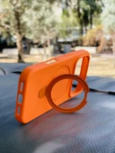 Zipax Apple iPhone 17 Pro Kılıf MgSafe Özellikli Standlı Pastel Renkler Azn-Reggal thumbnail 3