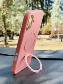 Zipax Apple iPhone 16 Plus Kılıf MgSafe Özellikli Standlı Pastel Renkler Azn-Reggal thumbnail 4