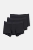 Siyah Basic Micro Modal 3'lü Boxer-4210 - 1