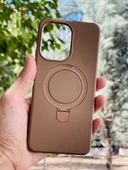 Zipax Xiaomi Redmi 13C Kılıf MgSafe Özellikli Standlı Pastel Renkler Azn-Reggal thumbnail 1