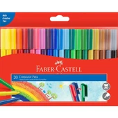 Faber-Castell Eğlenceli Keçeli Kalem, 20 Renk - 1