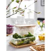 IKEA 365+ Saklama Kabı Kapağı Bambu Dikdörtgen - 2