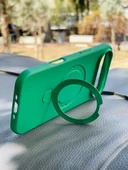 Zipax Apple iPhone 17 Air Kılıf MgSafe Özellikli Standlı Pastel Renkler Azn-Reggal thumbnail 3