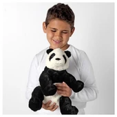IKEA Kramıg Yumuşak Oyuncak, Beyaz-Siyah 30 cm - 2
