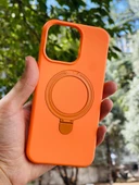 Zipax Apple iPhone 15 Plus Kılıf MgSafe Özellikli Standlı Pastel Renkler Azn-Reggal thumbnail 1