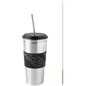 IKEA Lanespelare Kapaklı ve Pipetli Bardak Siyah - 1