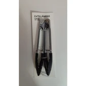 IKEA 2 Adet Servis Maşası Plastik Uçlu Uzunluk: 18 cm 2 Li Set Paslanmaz Çelik Maşa - 5