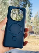 Zipax Xiaomi Redmi Note 14 Pro 5G Kılıf MgSafe Özellikli Standlı Pastel Renkler Azn-Reggal thumbnail 1