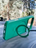 Zipax Apple iPhone 17 Pro Max Kılıf MgSafe Özellikli Standlı Pastel Renkler Azn-Reggal thumbnail 3