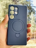 Zipax Samsung Galaxy S24 Ultra Kılıf MgSafe Özellikli Standlı Pastel Renkler Azn-Reggal thumbnail 1