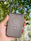 Zipax Apple iPhone 17 Pro Max Kılıf MgSafe Özellikli Standlı Pastel Renkler Azn-Reggal thumbnail 1