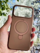 Zipax Apple iPhone 17 Pro Max Kılıf MgSafe Özellikli Standlı Pastel Renkler Azn-Reggal thumbnail 1