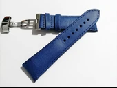 Fado Her Saate Uygun  Kelebek  Toka   22 MM    Hakiki Deri (280)  gumus  toka  mavi thumbnail 1