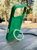 Zipax Apple iPhone 17 Pro Max Kılıf MgSafe Özellikli Standlı Pastel Renkler Azn-Reggal thumbnail 4