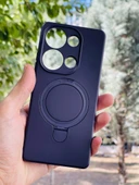 Zipax Xiaomi Redmi Note 13 Pro 4G Kılıf MgSafe Özellikli Standlı Pastel Renkler Azn-Reggal thumbnail 1