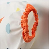 IKEA Bebek Mama Önlüğü, Çok Renkli Meridyendukkan 37X34 cm Cırt-Cırtlı Bant ,elastik Uzun Kollar Ön - 5