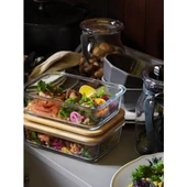 IKEA 365+ cam saklama kabı, cam, 1 lt, dikdörtgen - 4