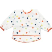 IKEA Bebek Mama Önlüğü, Çok Renkli Meridyendukkan 37X34 cm Cırt-Cırtlı Bant ,elastik Uzun Kollar Ön - 1
