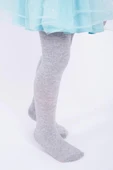 biçomi Kız Çocuk Pamuklu Külotlu Çorap Gri thumbnail 1
