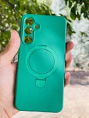 Zipax Samsung Galaxy A55 5G Kılıf MgSafe Özellikli Standlı Pastel Renkler Azn-Reggal thumbnail 1