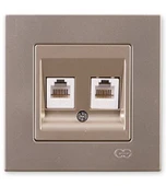 GÜNSAN EQONA M. BEJ İKİLİ NÜMERİS TELEFON PRİZ thumbnail 1