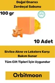 Özel Üretim Doğal El Yüz Saç Vücut Güzel Koku Leke Karşıtı Orijinal Zerdeçal Ekstraktı Sabun 10 Adet thumbnail 1
