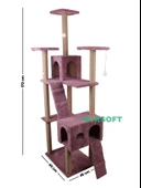 Cat City Rezidans Kedi Tırmalama ve Oyun Evi Çok Fonksiyonlu thumbnail 4