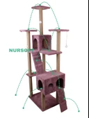 Cat City Rezidans Kedi Tırmalama ve Oyun Evi Çok Fonksiyonlu thumbnail 3