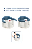 Babyjem Önden Açılır Banyo & Mama Oturağı İndigo Mavi - 5
